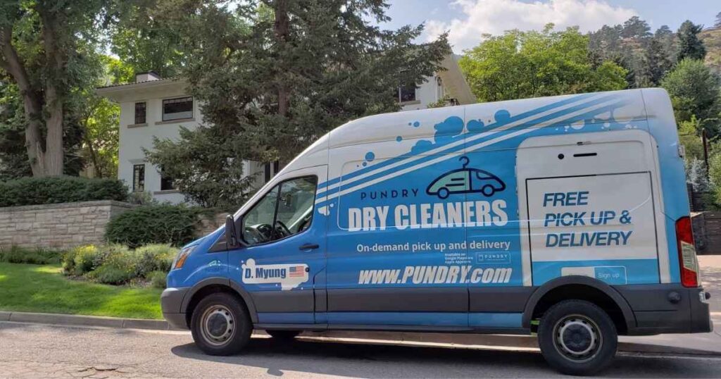 Pundry Eco-friendly Dry Cleaner in Boulder - Pick up Van