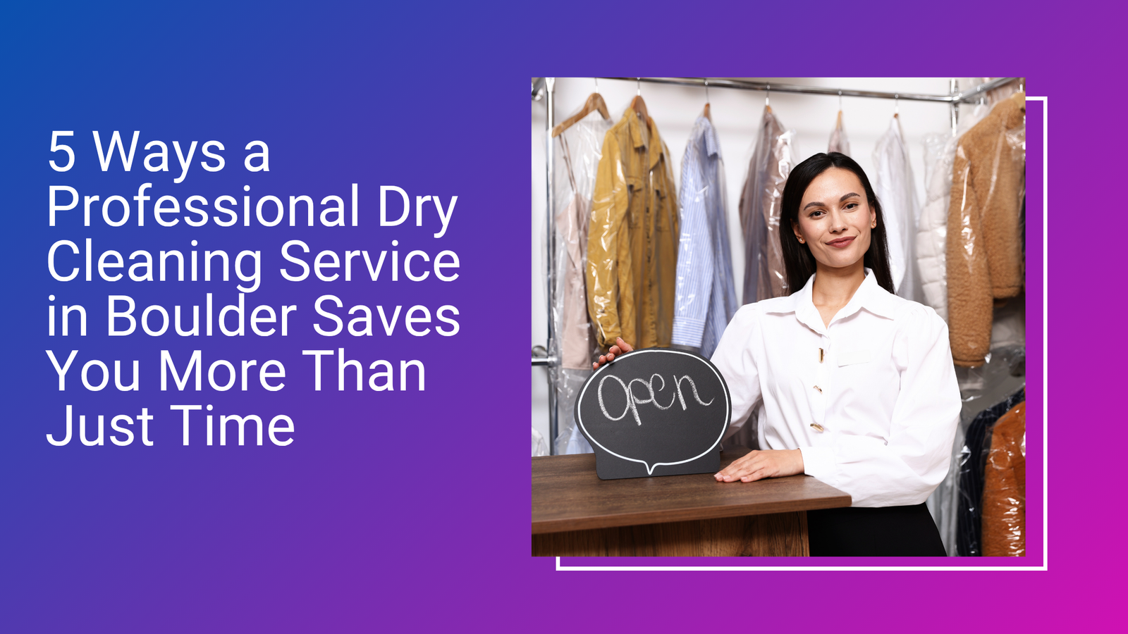 Dry Cleaning Service in Boulder